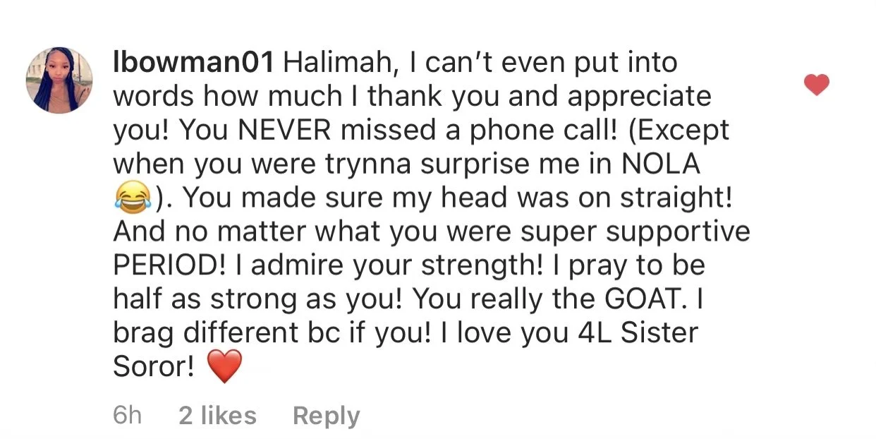 Halimah with her mentee